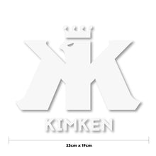 画像をギャラリービューアに読み込む, KIMKEN® Logo Cutting Sticker for Cars
